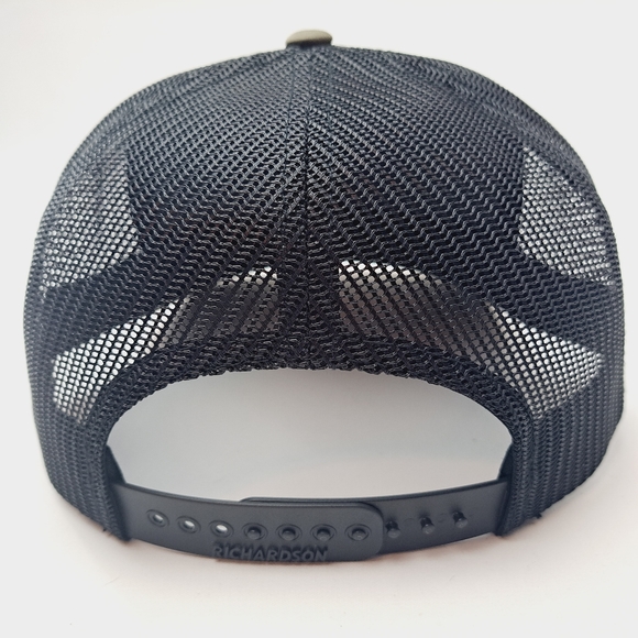 CAT Richardson 112 Trucker Mesh Snapback Hat Cap Loden & Black Embroidere… - Picture 4 of 4